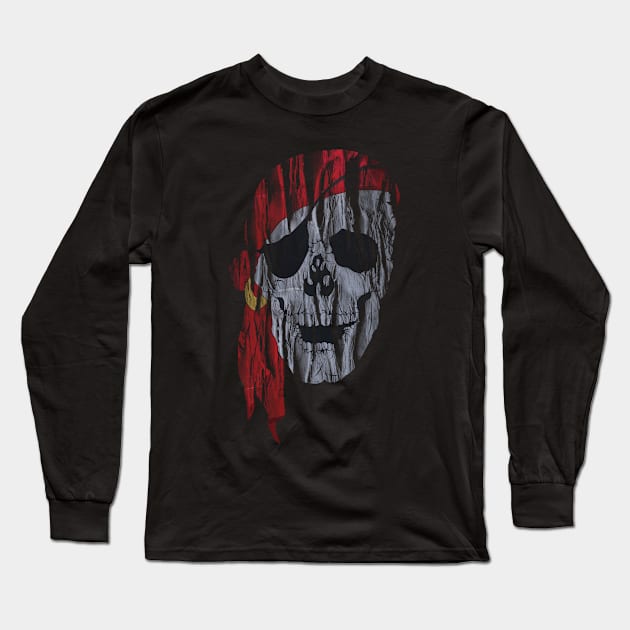 Skull Long Sleeve T-Shirt by Wwonka